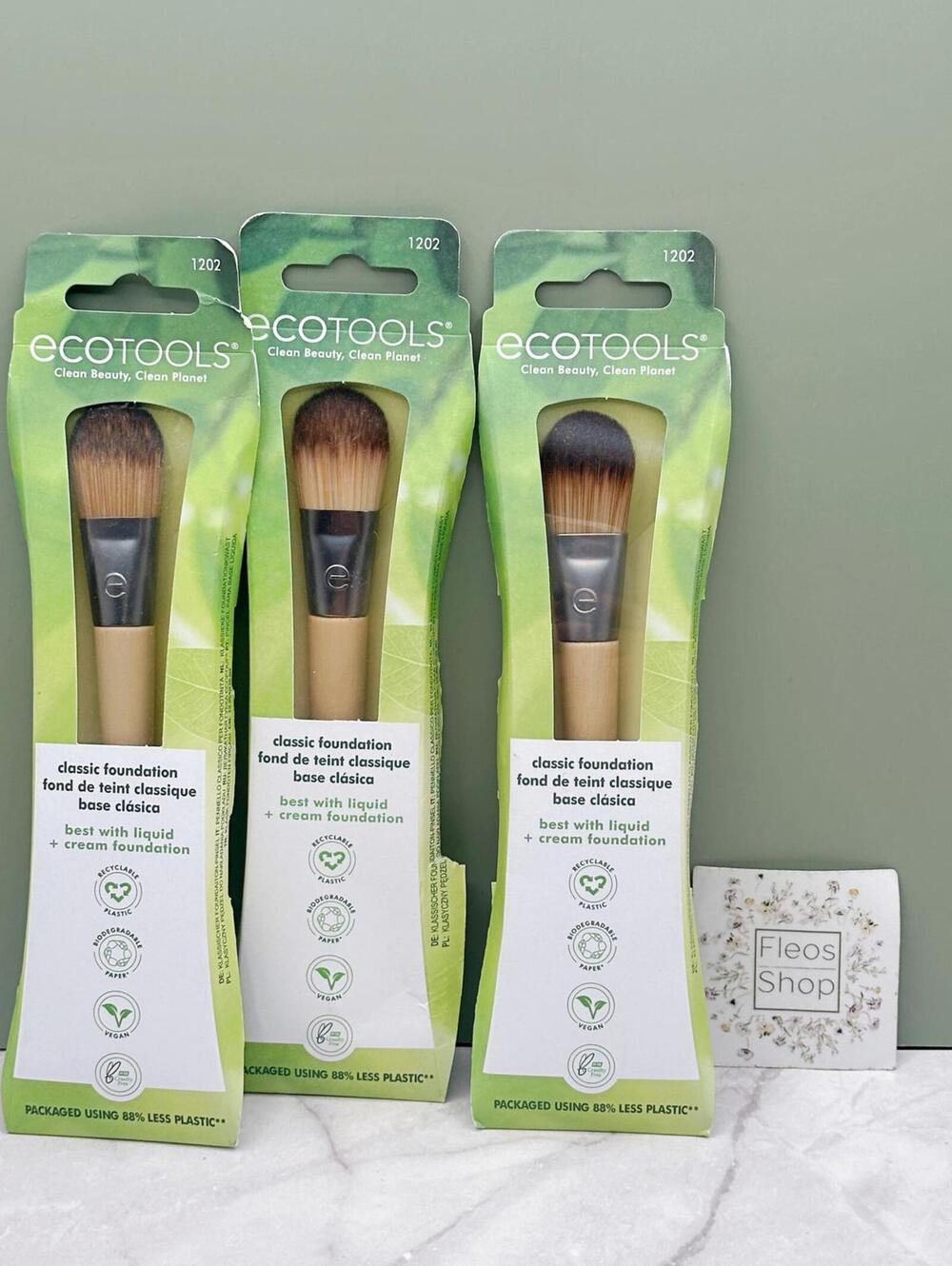 Ecotools Foundation Brush 3-PACK